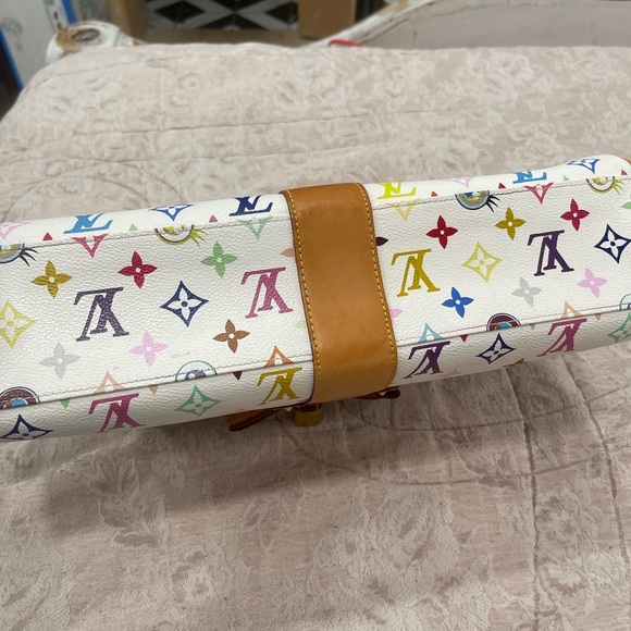 Louis Vuitton Eye love You Retro Sac multicolor. Leather white - Picture 5 of 15